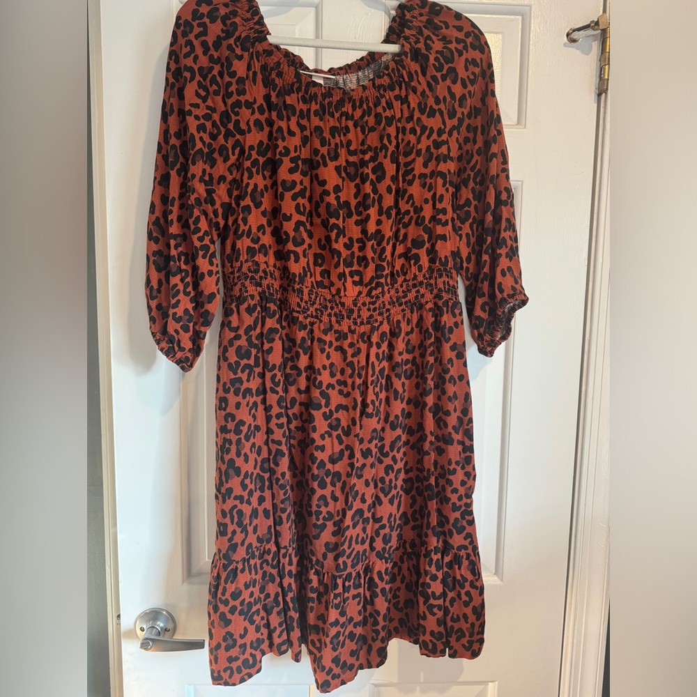 Knox Rose NWT size large animal print dress